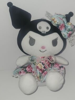 Kuromi Floral Dress Plush Doll